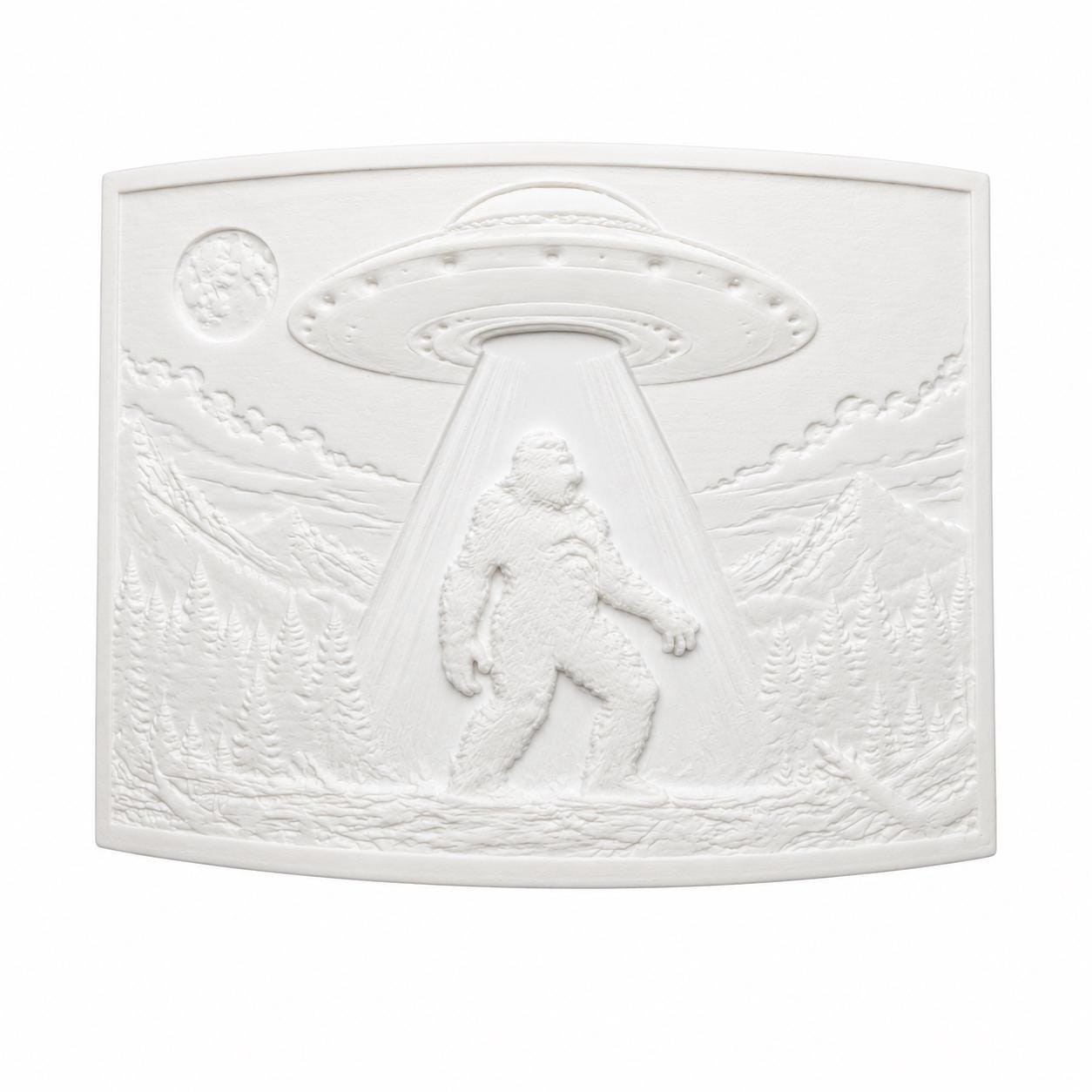 Big Foot UFO Night Light Sasquatch Alien Gift Cryptid Lovers Paranormal Decor gallery