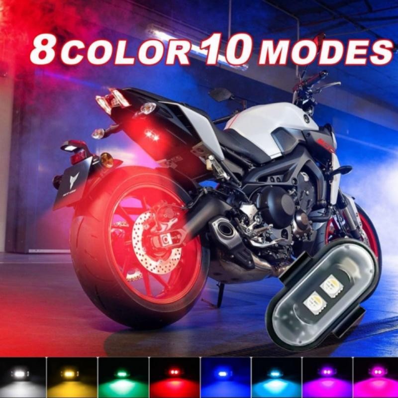 6/2 Pieces Wireless Led Strobe Lights with Remote, 8 Colors Wireless Led Lights gallery