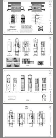 10x28 Tiny House -- 475 sq ft -- PDF Floor Plan -- Model 3 gallery
