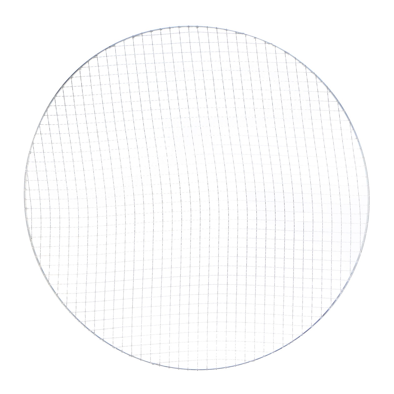 Round BBQ Grill Net 21.5" Dia Galvanized Iron Barbecue Mesh Mat gallery