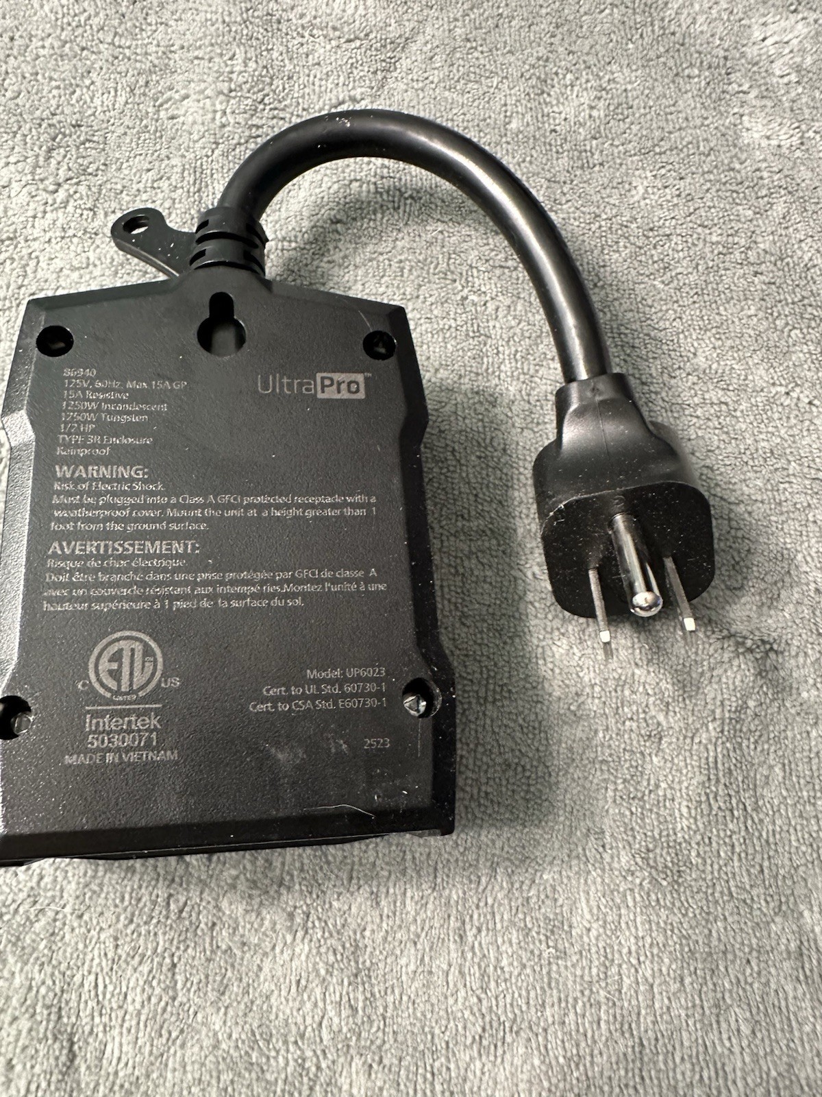 Ultra Pro Light-Sensing 2/4/6/8 Hours Countdown Timer by Jasco NEW gallery