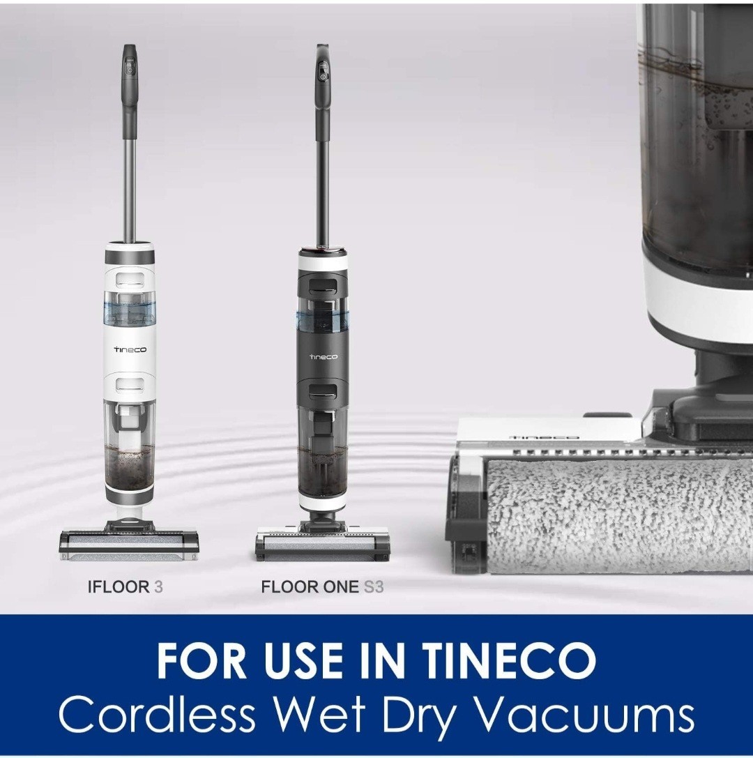 Tineco Replacement 2 HEPA Assembly & 2 Brush Roller Set, Only for iFLOOR 3... gallery