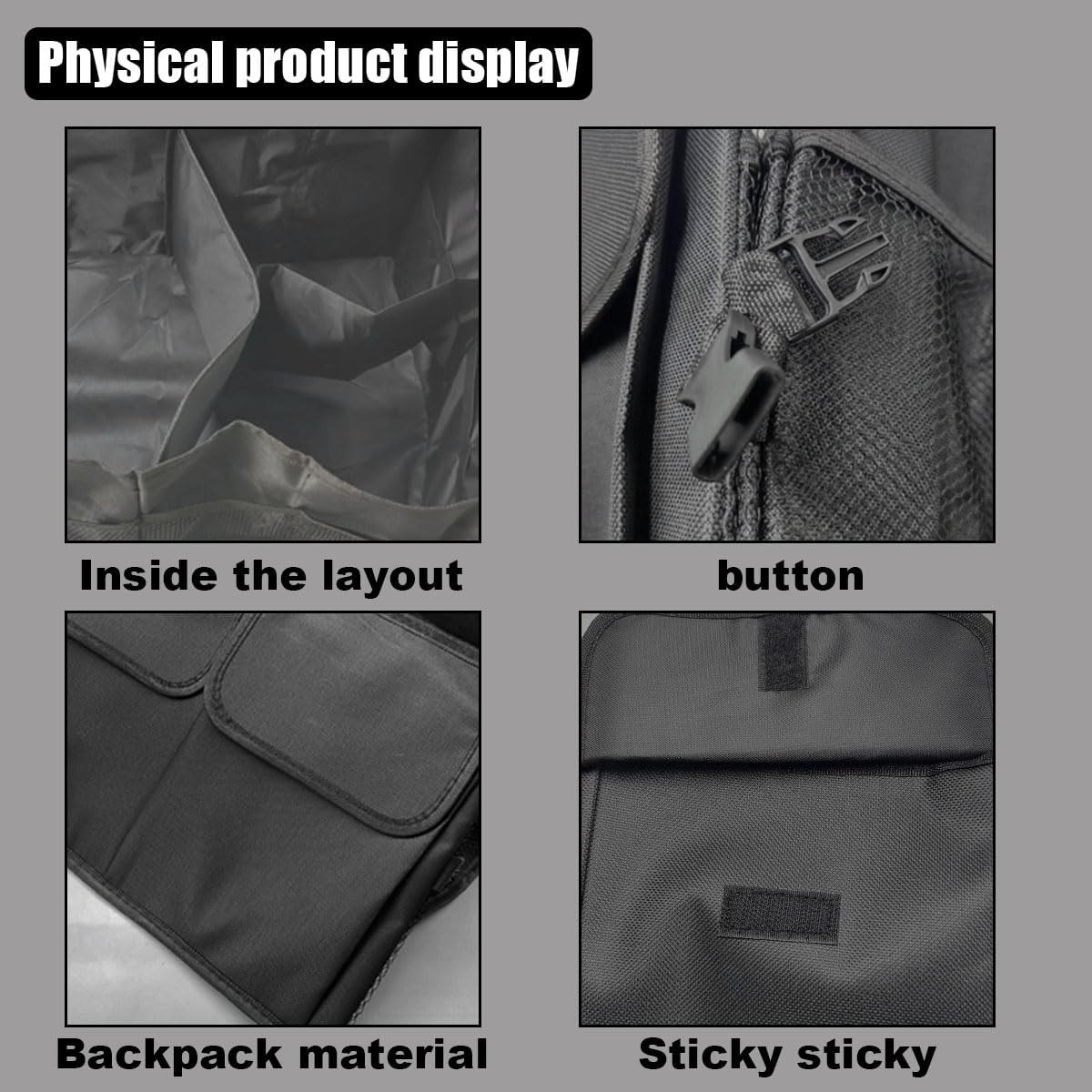 Trunk Organizer for Car - Car Organizer, Foldable Trunk Organizer for Suvs & Sed gallery