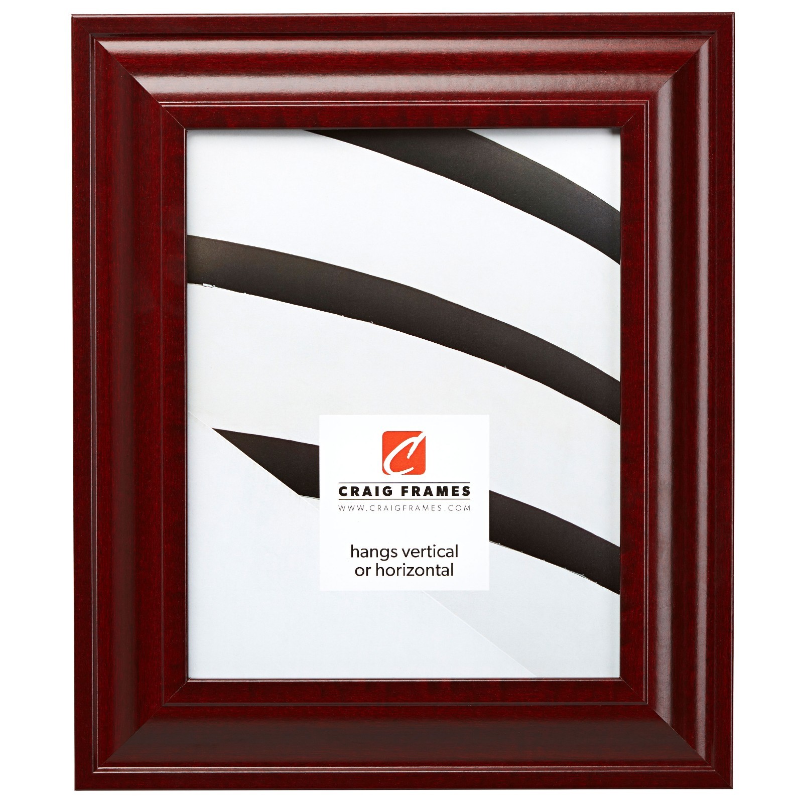 Craig Frames Contemporary Upscale, 2" Red Mahogany Picture Frame Poster Frame gallery