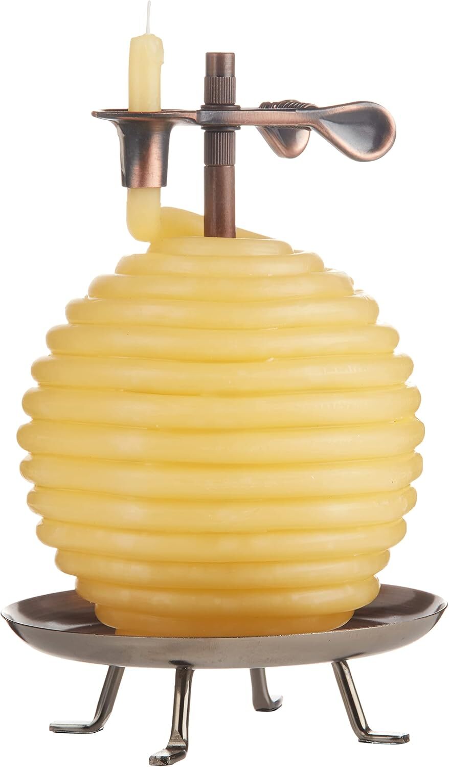 Candle by the Hour 60-Hour Round Candle, Eco-friendly Natural Beeswax with Co... gallery