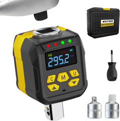 1/2″ Drive Digital Torque Adapter Set 15-295 Ft-Lb Range ±2% Accuracy Certified