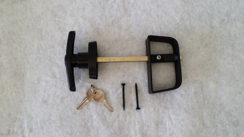 Shed double door hardware kit: 6" Hinges T Handle HD Barrel Bolts Sheds, Gates gallery