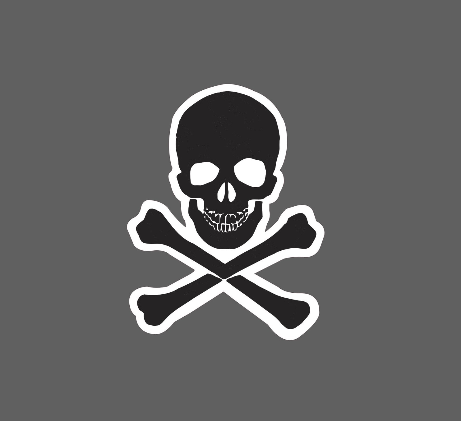 Skull Cross Bones Sticker Waterproof NEW - Buy Any 4 For $1.75 EACH Storewide! gallery