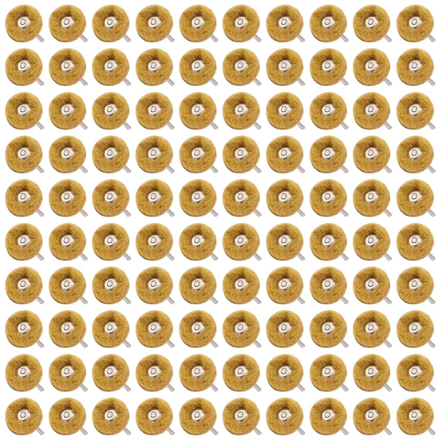 100 PCS Abrasive Buffing Wheels1 Inch Buffing Polishing Wheel Set for Rotary ... gallery