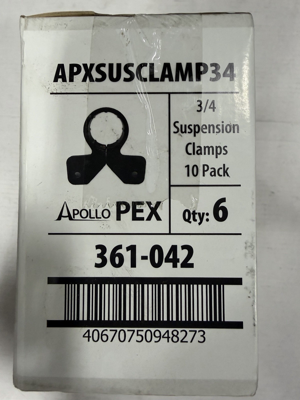 Apollo APXSUSCLAMP34 3/4 in. Plastic Insulated Stud Suspension Clamp (6x10-Pack) gallery