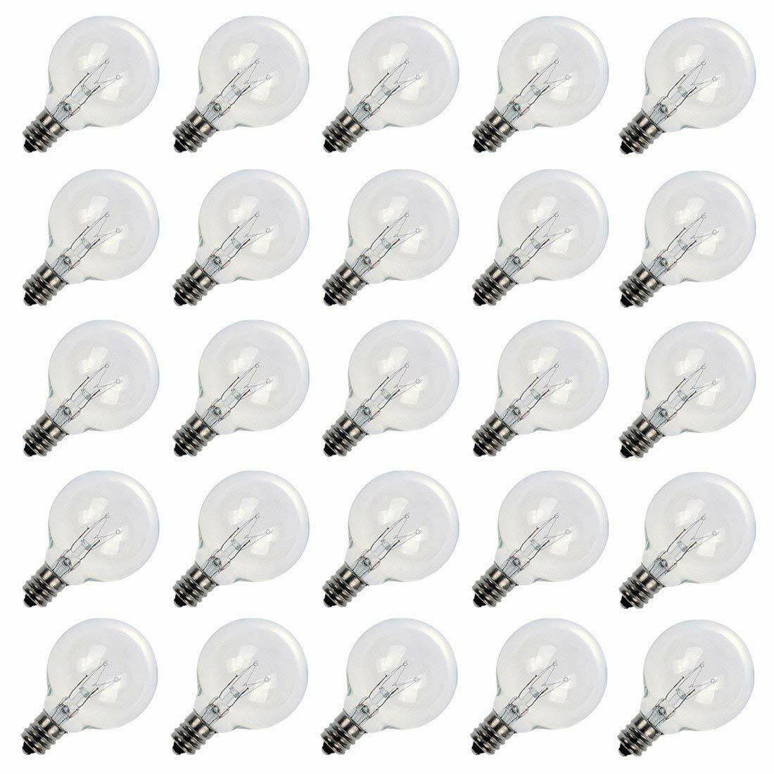 Clear 5W G40 Globe Bulbs for Outdoor String Light Replacement Bulbs gallery