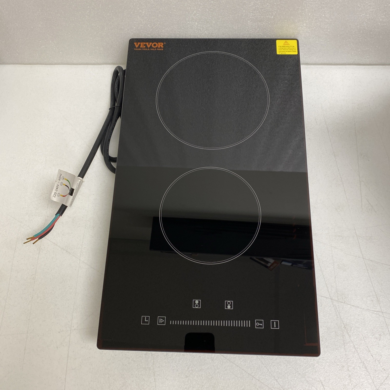 VEVOR LT2V-38 Built-in Electric Cooktop Radiant Ceramic Cooktop 2 Burners 11x20 gallery