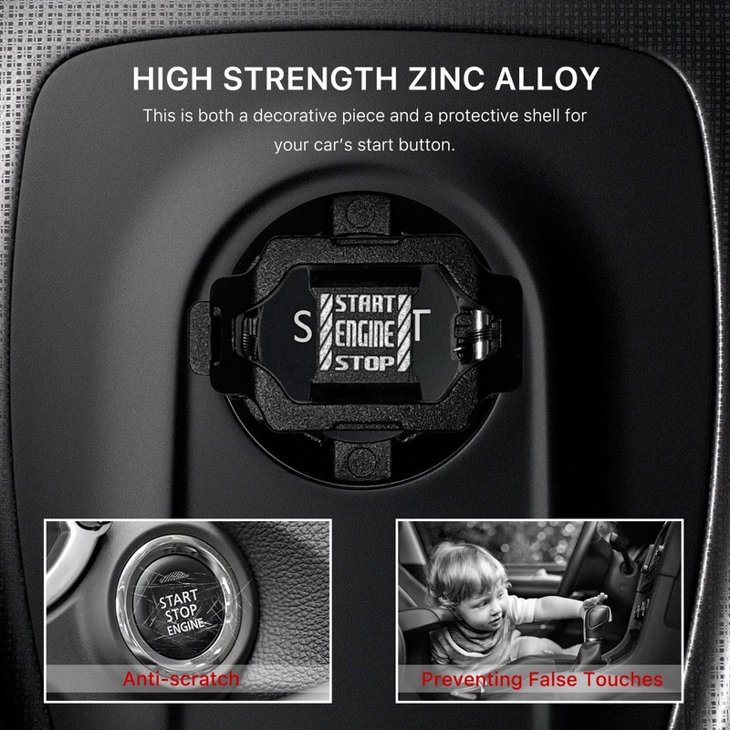 Car Push Engine Start Button Cover, Touch Button Protector Cover gallery