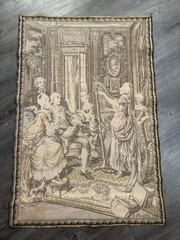 George Washington Belgian Machine-Woven Tapestry 42″ x 28 1/4 ” 1900’s