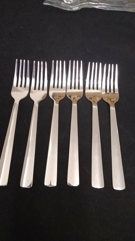 12 8" Heavy Dinner FORKS Stainless Steel 8 long by3/4 inch Wide Great Quality gallery