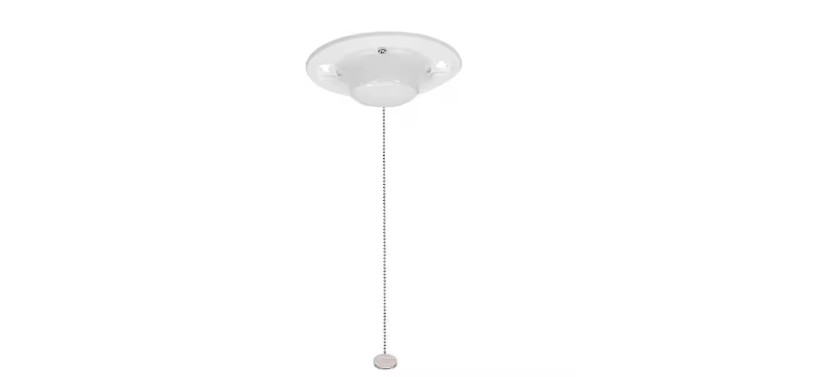 5 In. Closet Light with Pull Chain Utility Light Lampholder LED Flush Mount 650 gallery