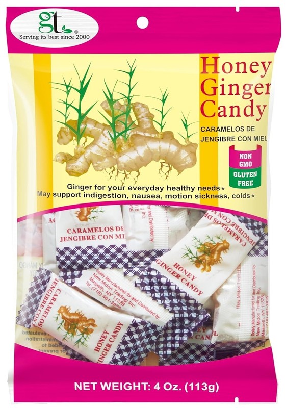 2pk Ginger Candy & Fruit Gummies -Rock Candy & Chews - Non-GMO Gluten-Free Halal gallery