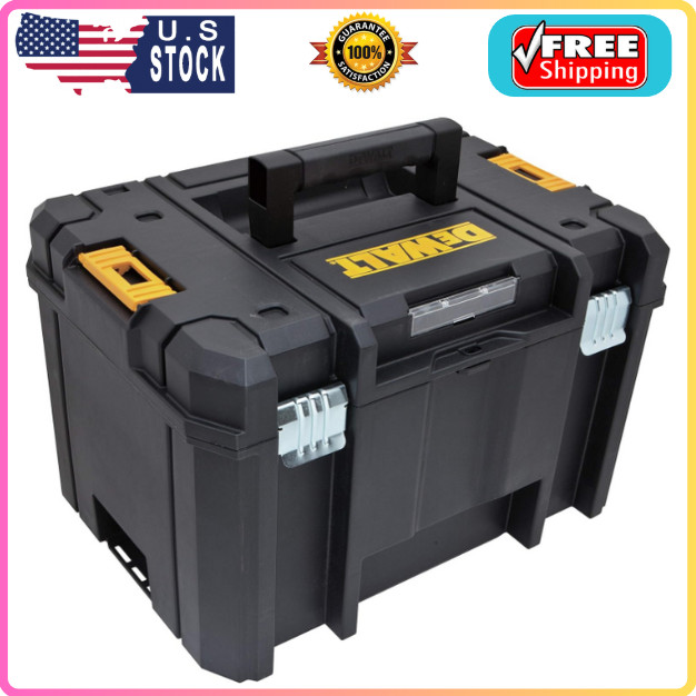 TSTAK DWST17806 Tool Box, Extra Large Design, Water & Debris Resistant