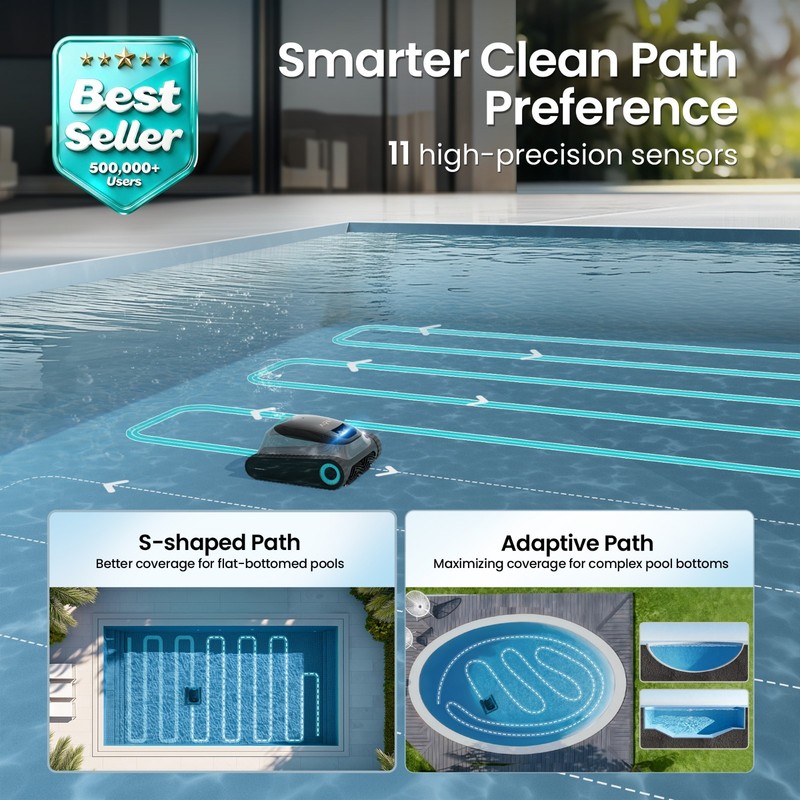 Cordless Robotic Pool Vacuum Cleaner,App Support,AIPER Scuba S1 2025 gallery
