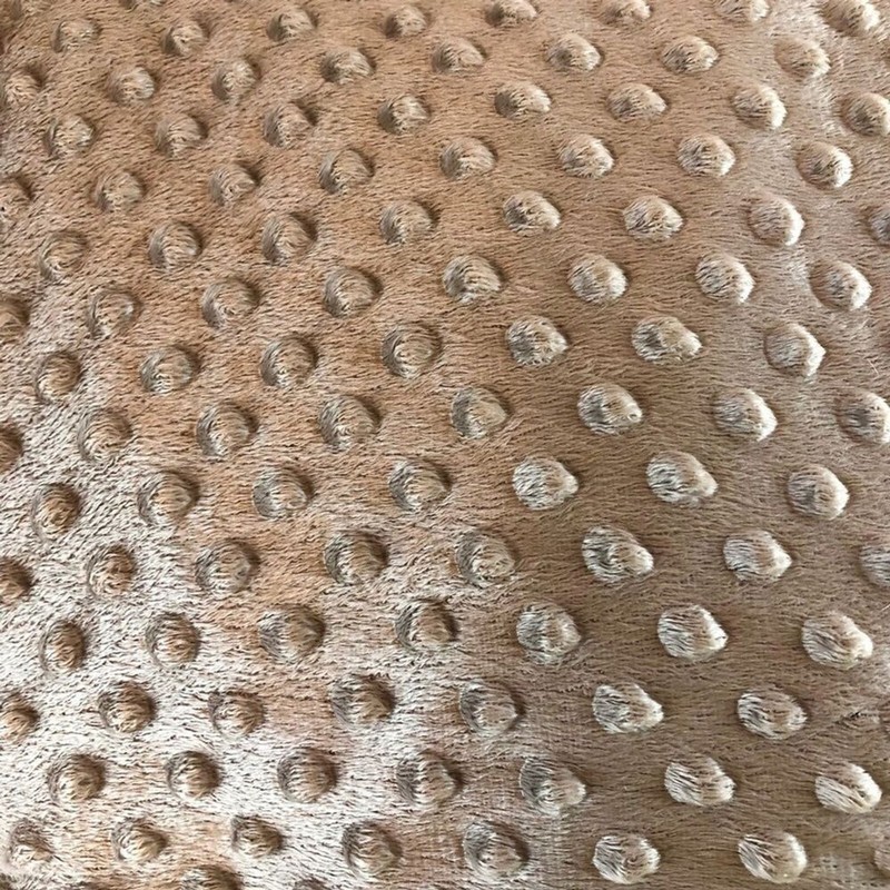 Park Row 3-D Minky Dot Throw Blanket Mauve– 50" x 60" Vintage Vibe gallery
