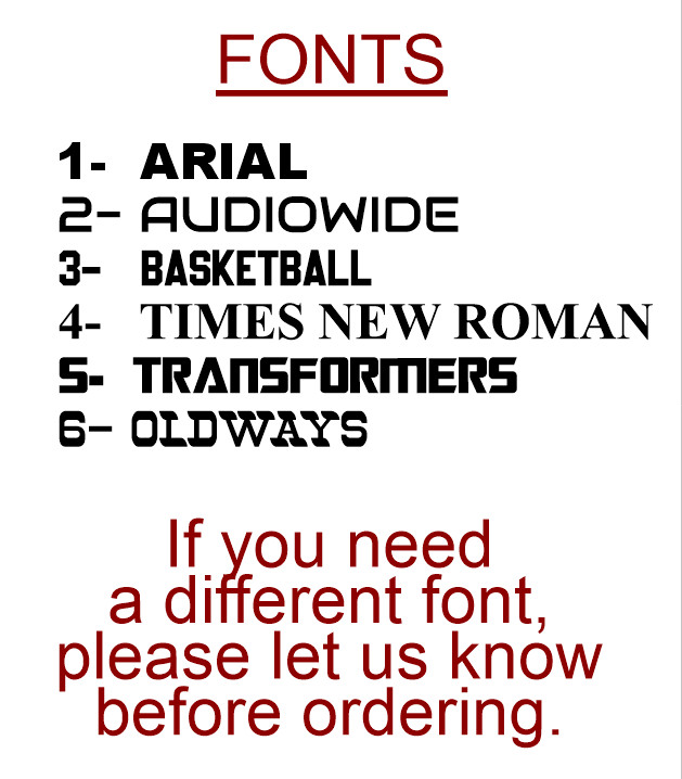 3D Printed Letters - CUSTOM - Select Your Own Font & color gallery