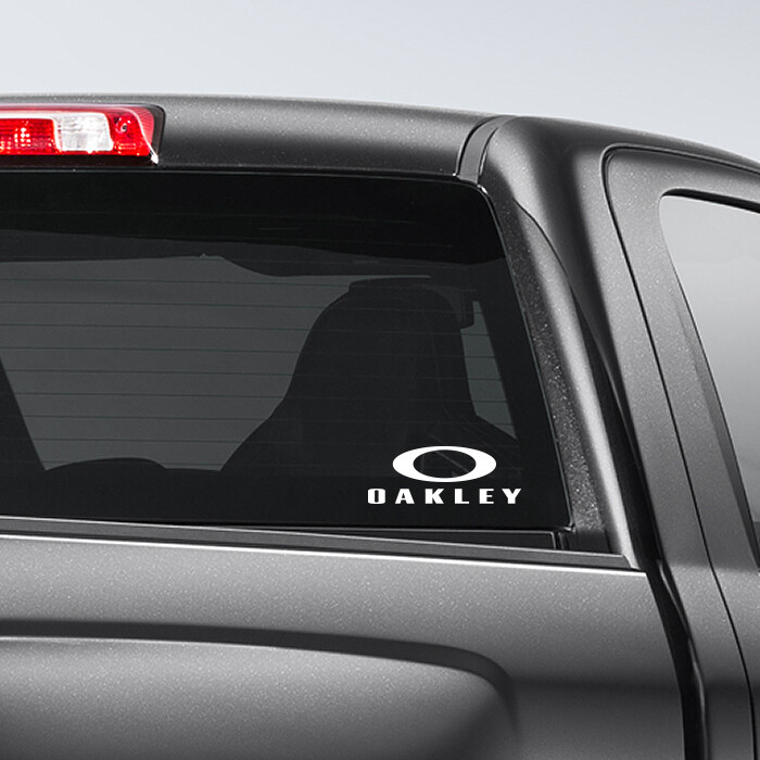 Oakley Sunglasses Display Logo Vinyl Decal Window Sticker for Car Truck gallery