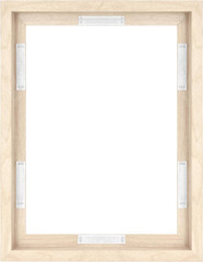 12×16 Canvas Float Frame Natural Woodgrain for Finished Canvases Vertical
