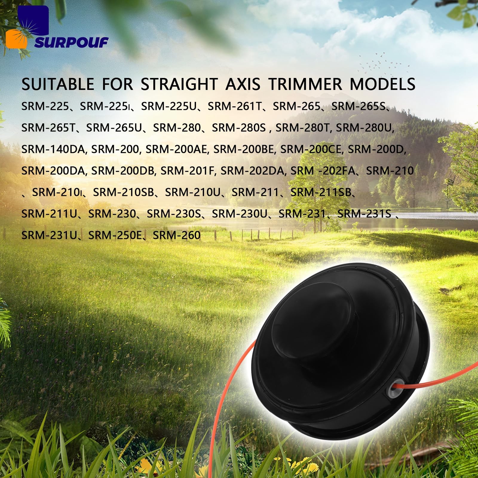 SURPOUF 21560070 Weed Eater Trimmers Replace Trimmer Head Accessory Fits for ... gallery