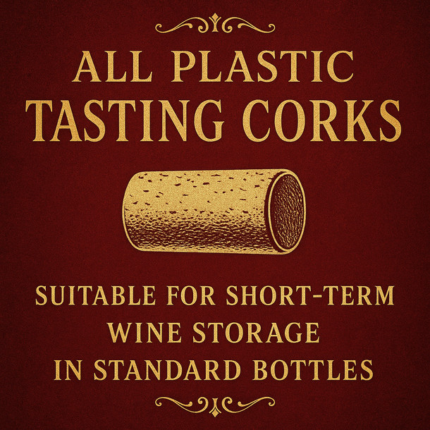 LD Carlson All Plastic Tasting Corks (25/Bag) gallery