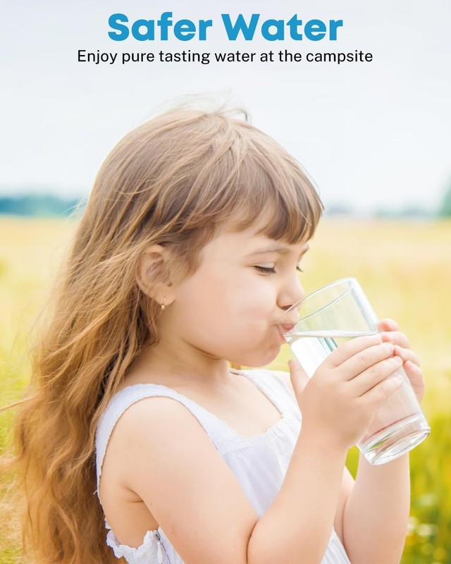 RV Water Filter, NSF Certified, Inline Water Filter Reduces Chlorine, Bad Tas... gallery