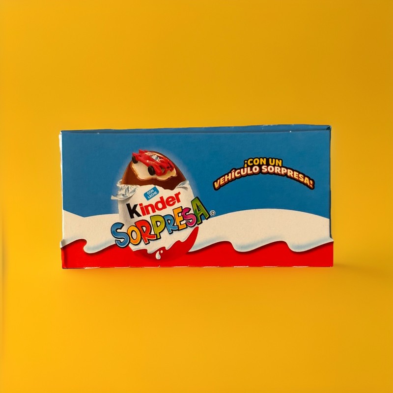 1-Pack Kinder Surprise Chocolate Eggs (2pc Boxes) (20g Eggs) (Boy) (Vehicles) gallery