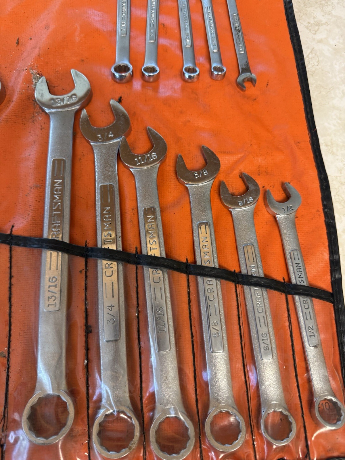 Craftsman Industrial 15 Piece Combination 12 Point Wrench Set 1/4"-1-1/16" gallery