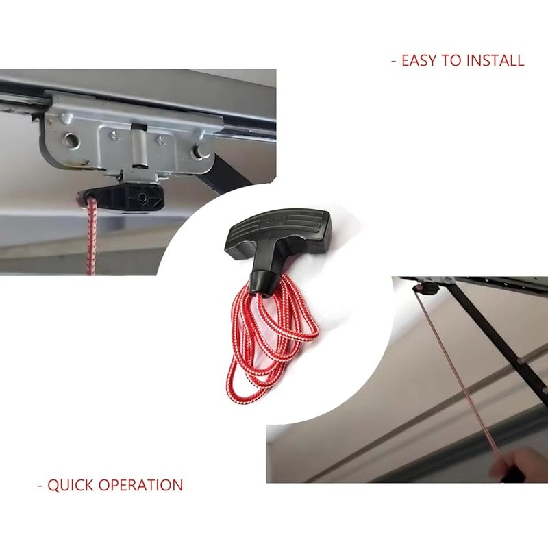 Emergency Manual Release Rope Handle Kit Garage Door Opener 1M Pull Cord New gallery