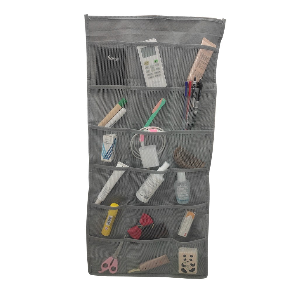 30 Pockets Storage Hanging Bag Organizer Pouch Bag Gray gallery