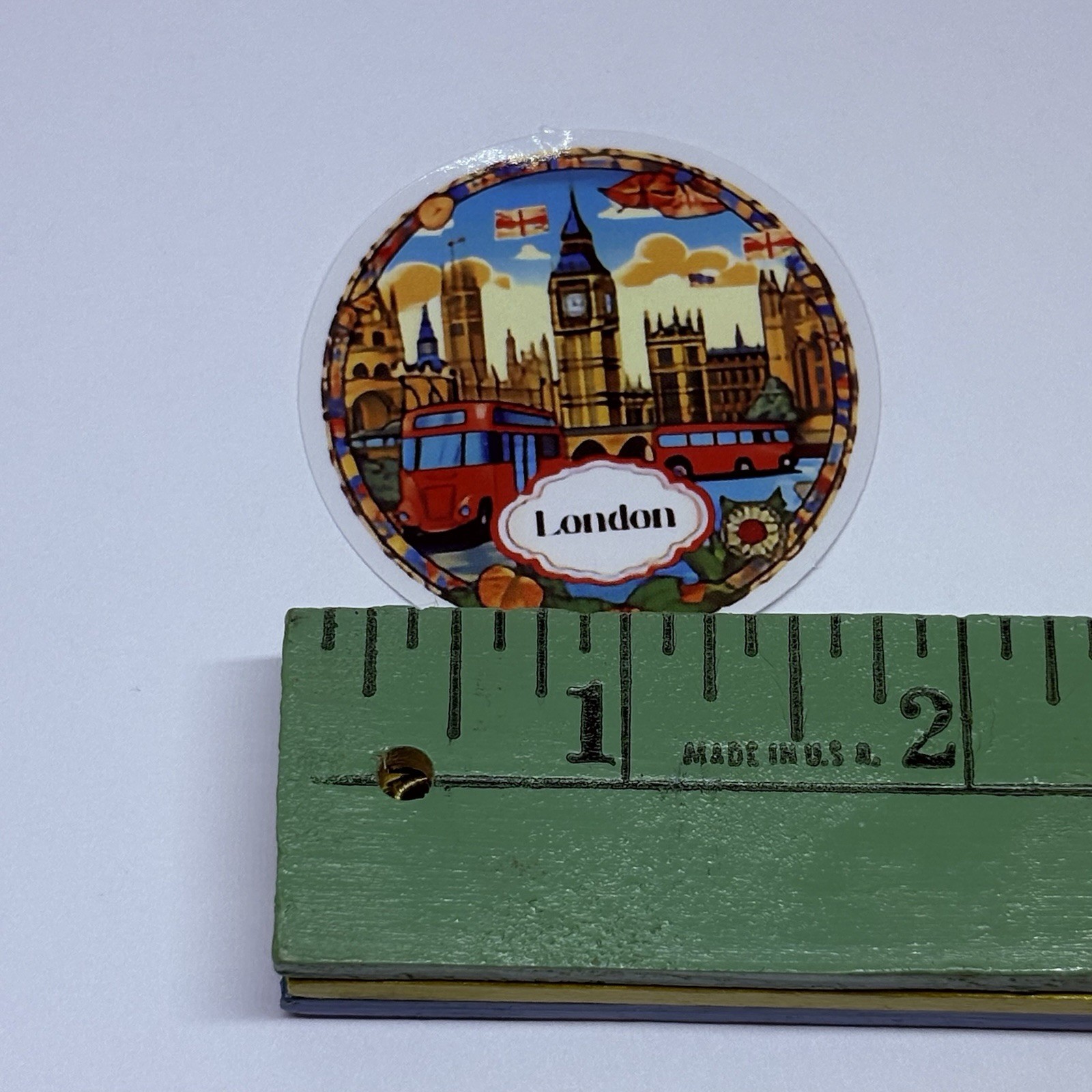 London Ben Clock Sticker Cloudy Day Travel Art Decal Vinyl Country Souvenir Tc6 gallery