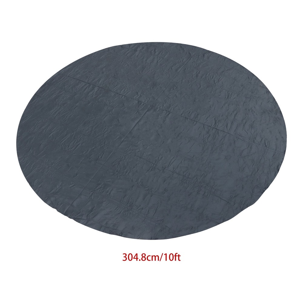 Round Black Thicker Pool Liner Pad For Ground Swimming Pools Extends Liner Life