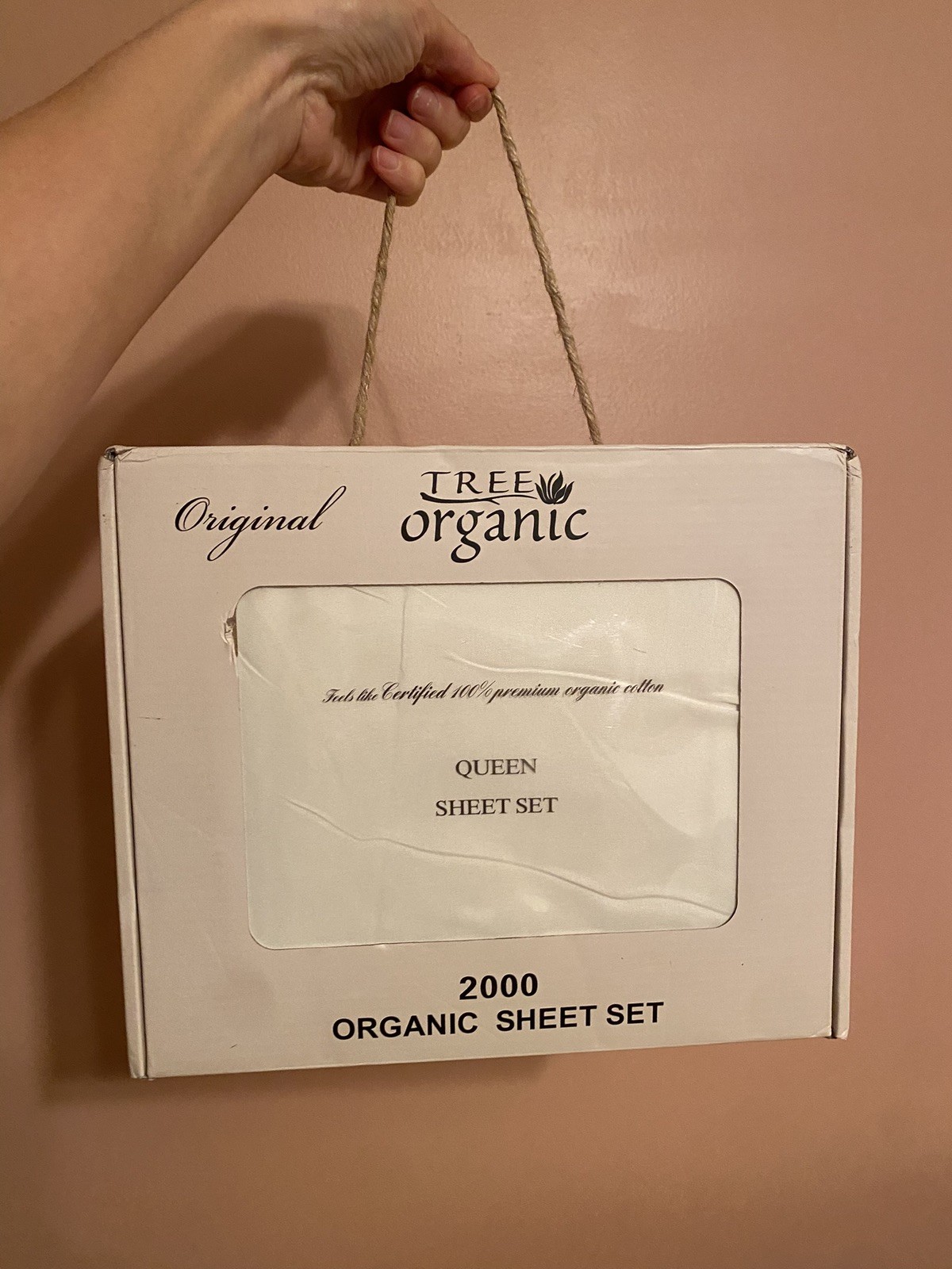 Tree Organic Queen Sheet Set 2000 Thread Count Organic Cotton Bedding Solid New gallery