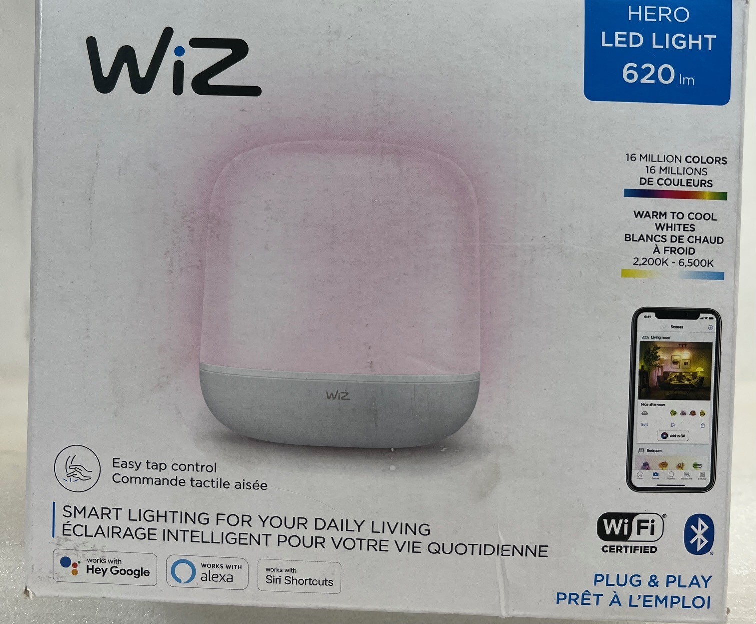 WiZ Connected Hero v2 Smart Portable Table Lamp, WiFi Enabled -FREE SHIPPING gallery