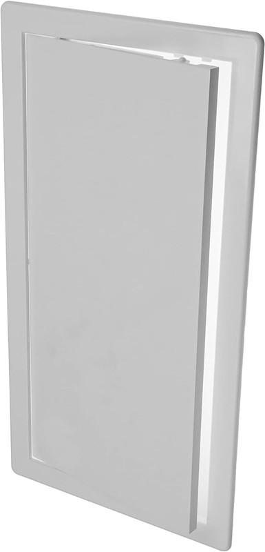 8" x 16" White Plastic Access Panel. Service Shaft Door Panel. Plumbing, Elec gallery