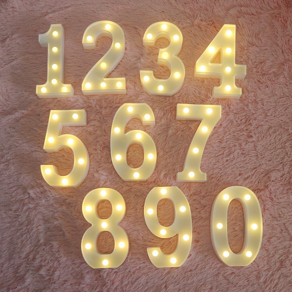 Light Up Letter LED Alphabet PlasticParty Sign Wedding Festival Stand Decoration gallery