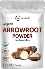 Micro Ingredients Organic Arrowroot Powder (Flour), 5Lb, from Arrowroot Plants