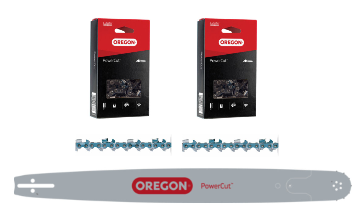 24" Bar & 2x Chains For Dolmar PS-6800i Oregon 240RNDK095 / 72EXL084G(2) gallery
