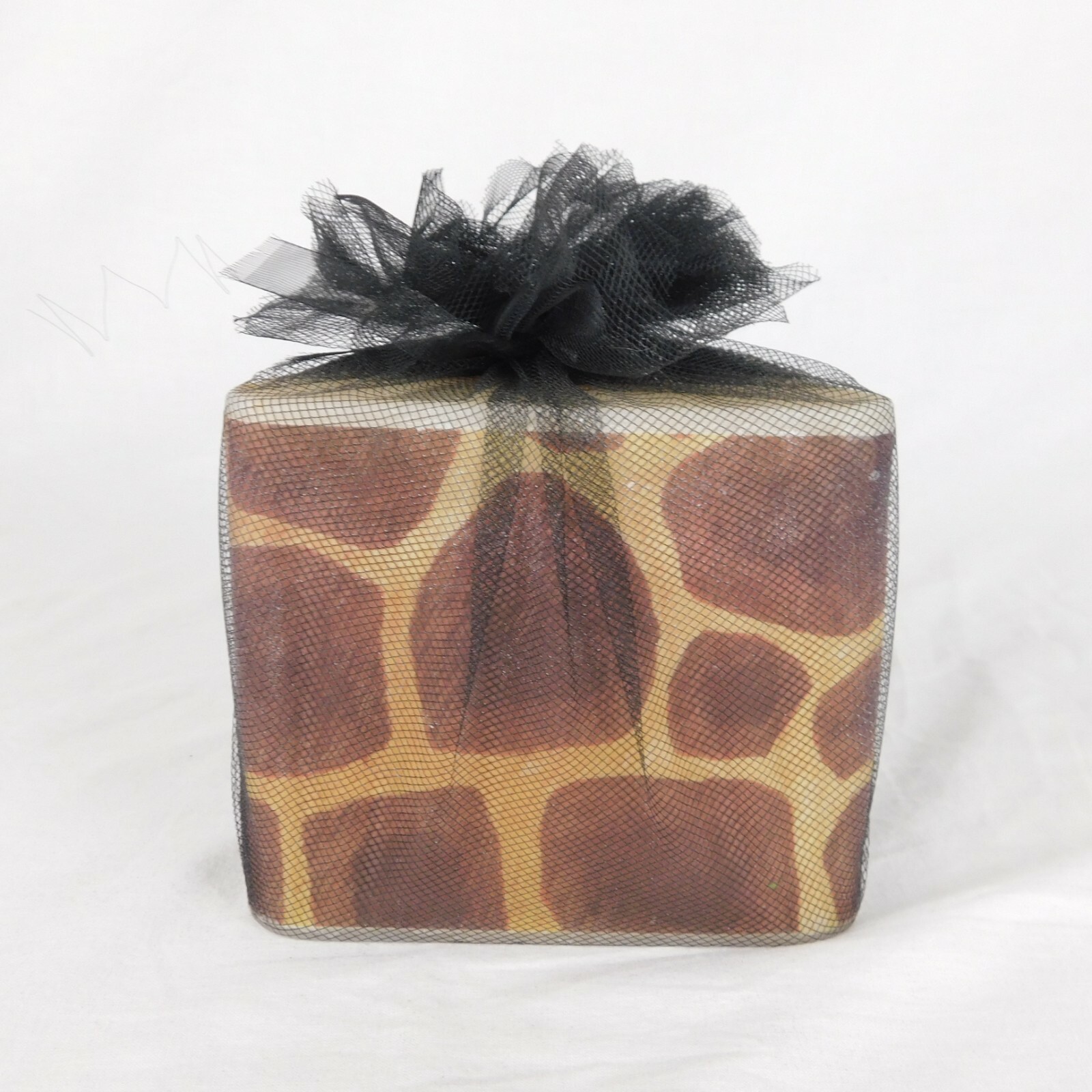 Safari Lites Giraffe Short Triangle Candle New 5" Each Side 4" High Wrapped gallery