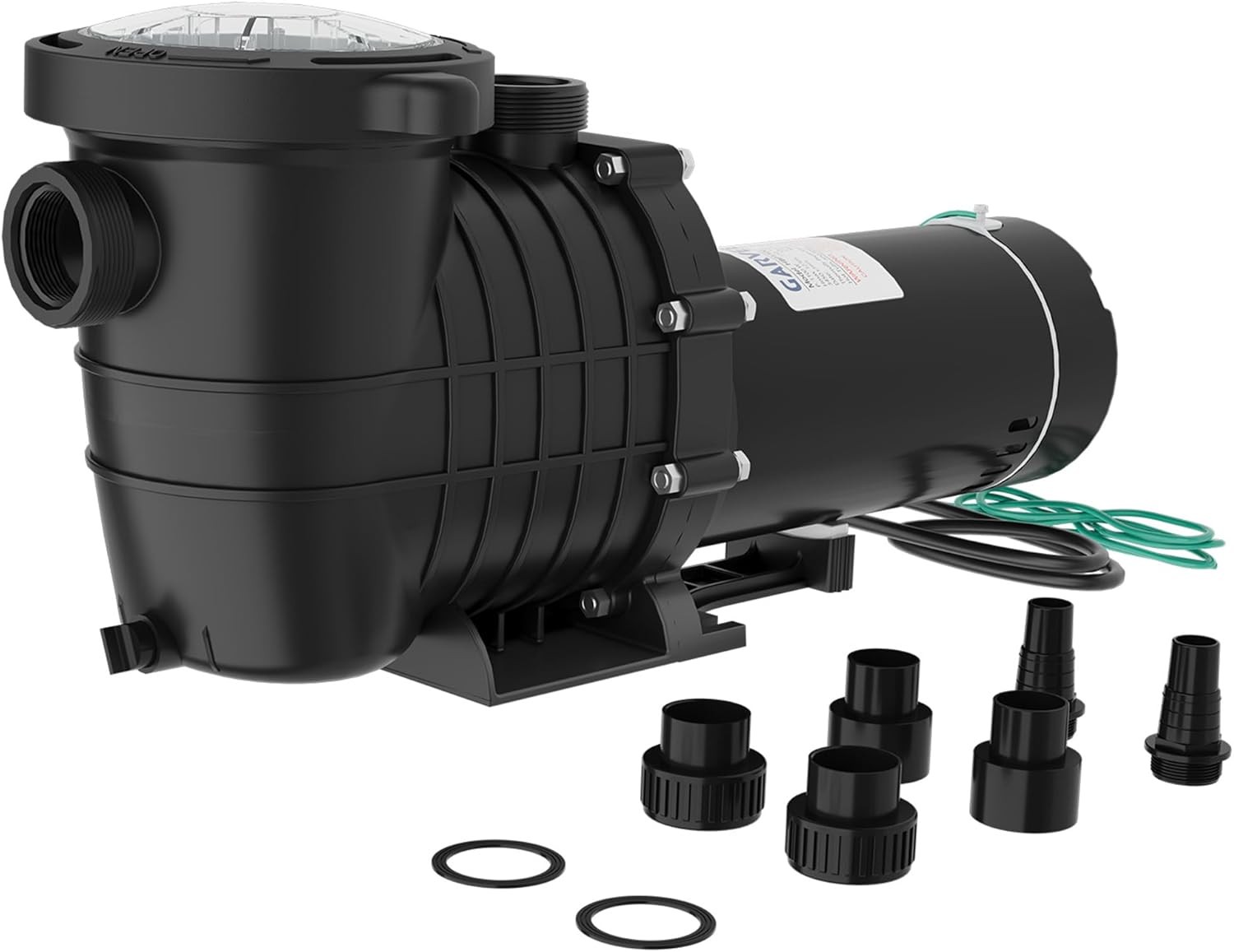 1.5HP Pool Pump Above/In Ground 220V Dual Speed with Strainer Basket 6500 GPH gallery