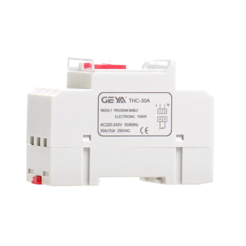 Programmable Digital LCD Timer Weekly Time Electronic Switch 30A AC/DC 12-240V gallery