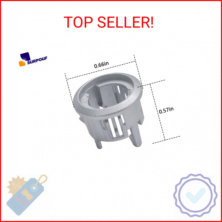 SURPOUF W11116990 Button Holder Fits for Whirlpool W10251250 KitchenAid Maytag J gallery