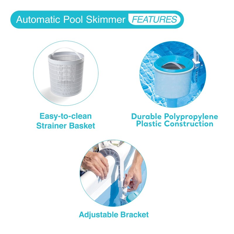 Intex Saltwater System for Pool with Intex Wall Mounted Pool Surface Skimmer gallery
