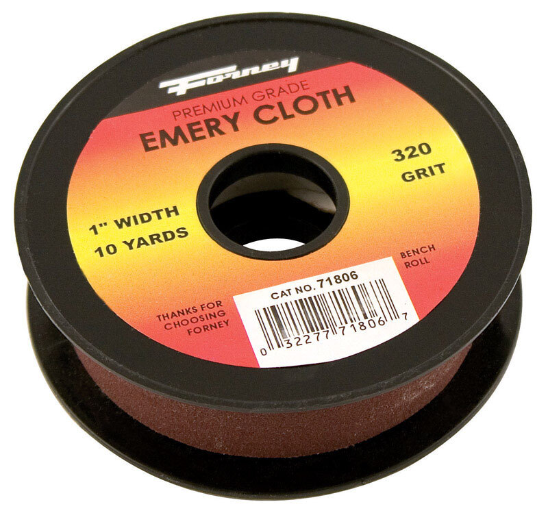 Forney 71806 320-Grit Premium Grade Emery Cloth 1 in. x 10 yd. gallery
