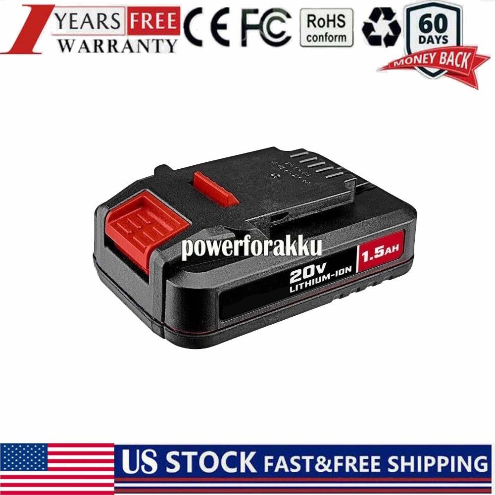 Replacement 20V 1500mAh rechargeable Lithium-Ion Battery for BAUER 20V Tools USA gallery