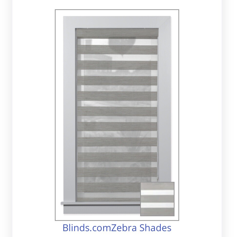 blinds.com Zebra Blind 35”x83” gallery